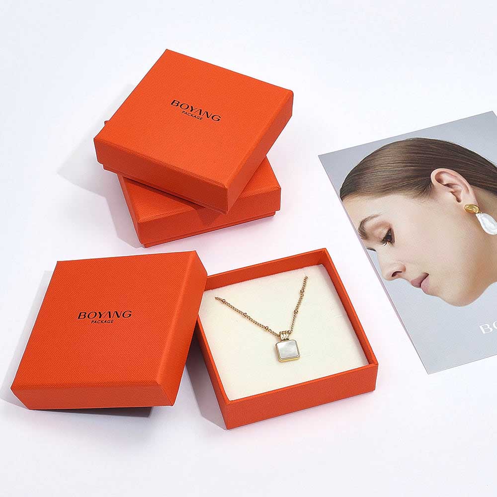 custom logo pendant gift packaging boxes