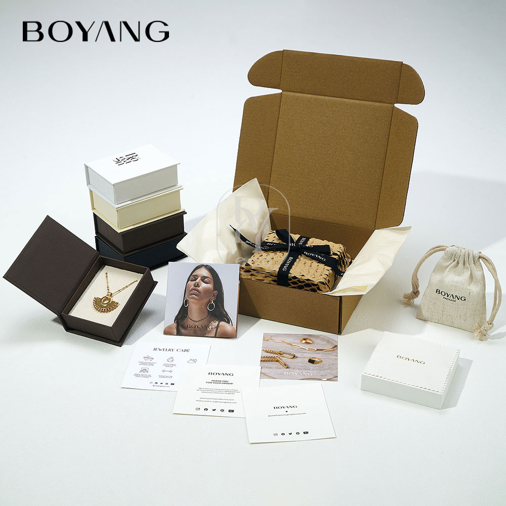 Custom Recyclable Paper Jewelry Gift Boxes