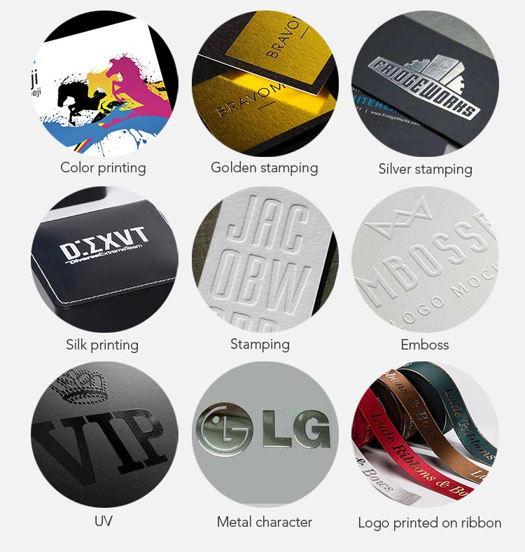 Custom jewelry packaging boxes logo style