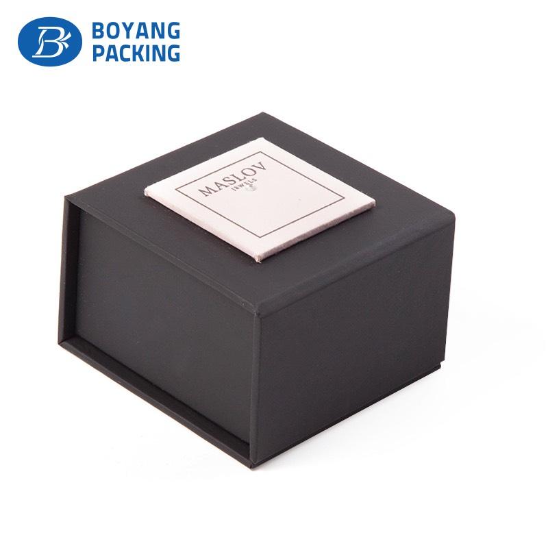 Classic black jewelry boxes set
