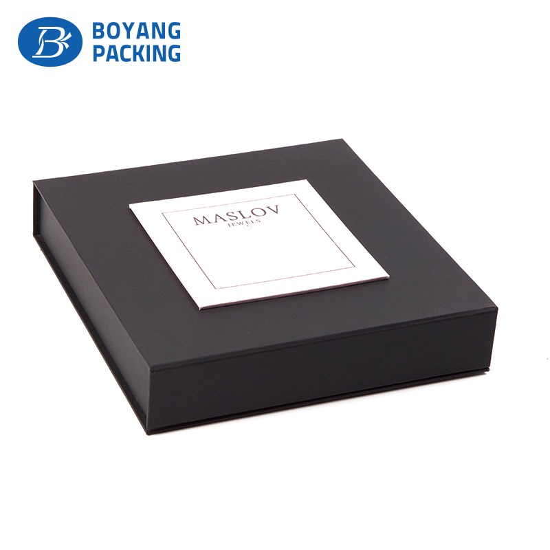 Classic black jewelry boxes set