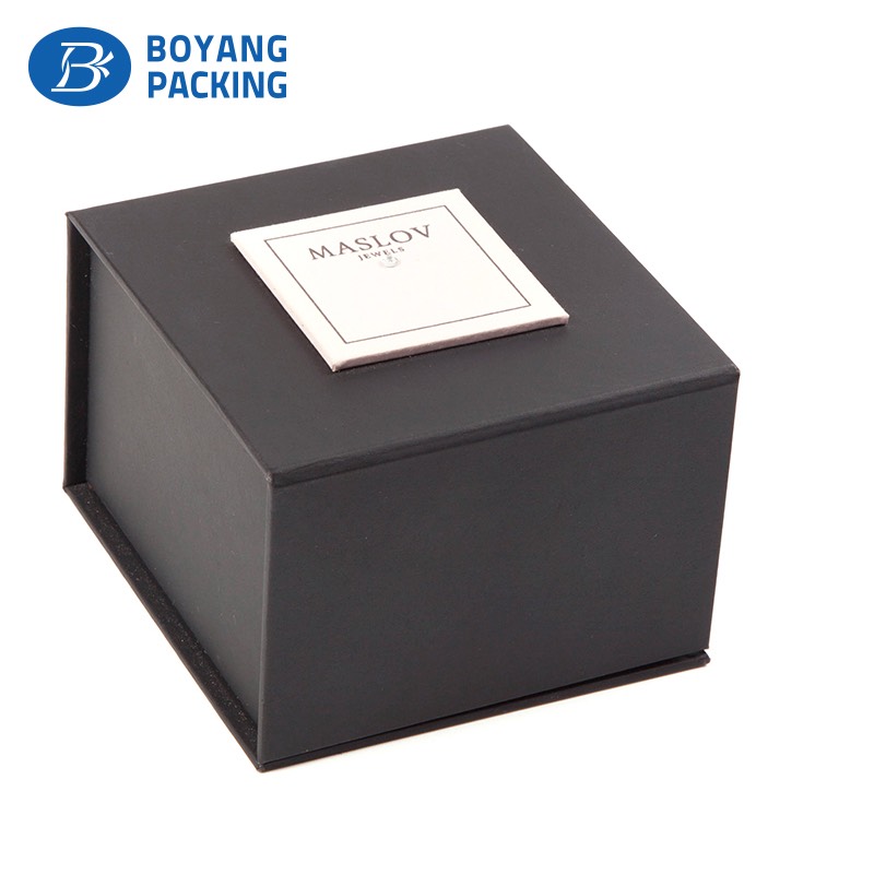 Classic black jewelry boxes set