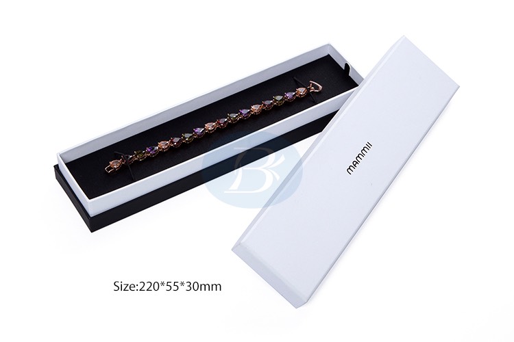 custom white jewellery box