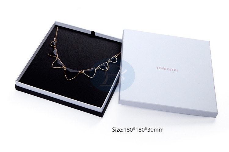 custom white jewellery box
