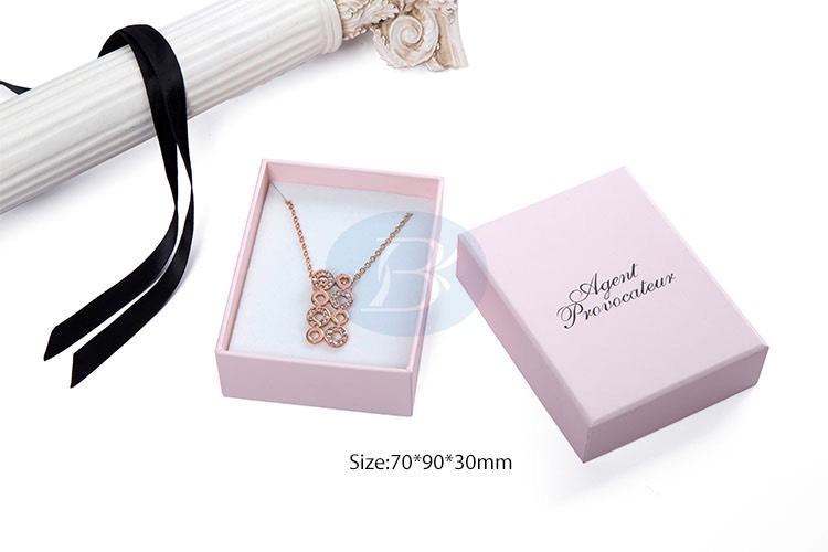 custom pink jewelry box