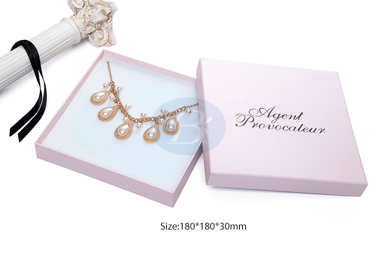 custom pink jewelry box