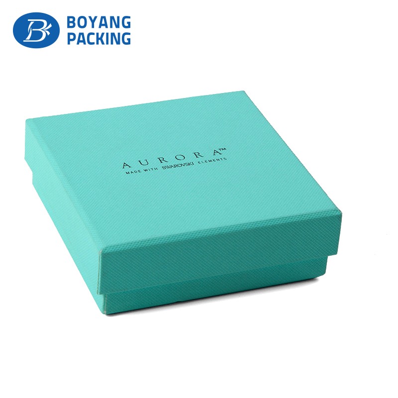 customized paper packaging box for jewelry