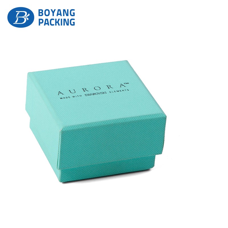 customized paper packaging box for jewelry