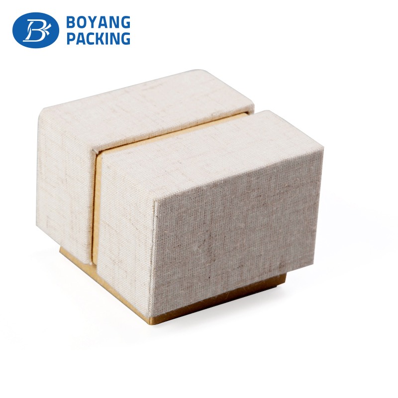 Environmental protection linen jewelry box manufacturer