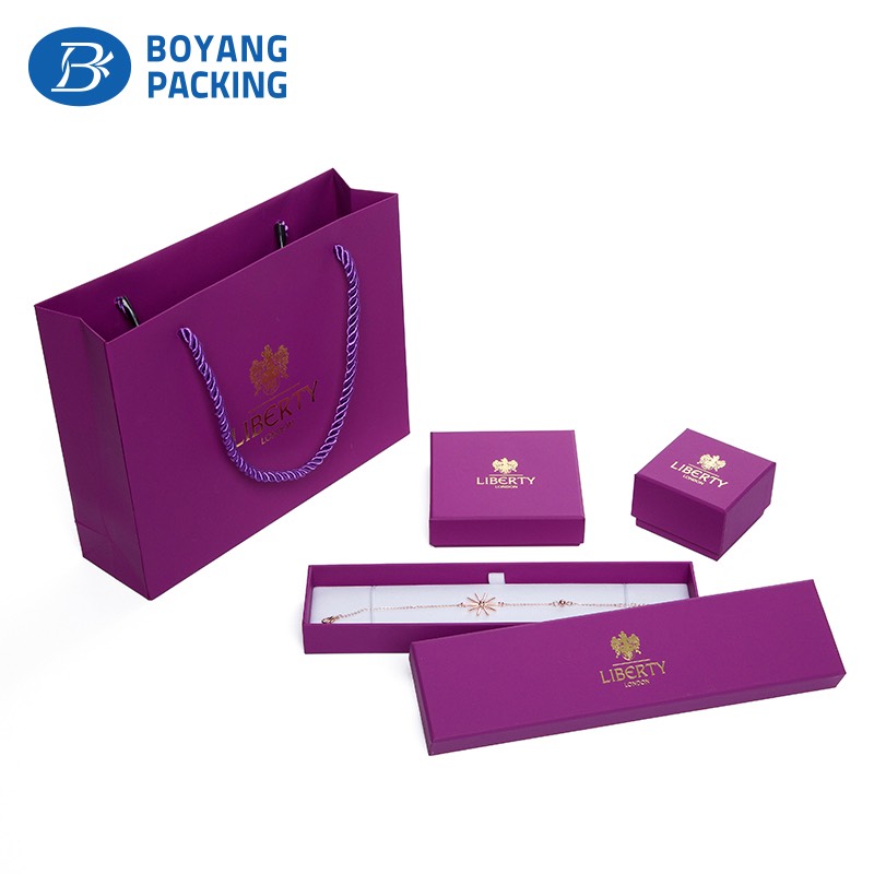 Charm purple high end jewelry box Charm purple high end jewelry box