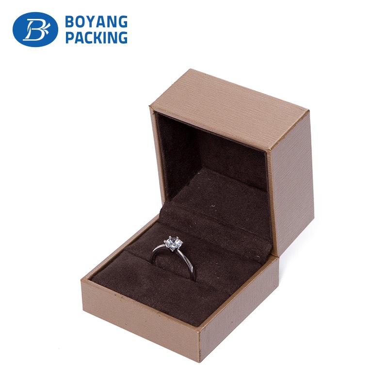 Luxury brushed necklace boxes for sale from Boyang packing