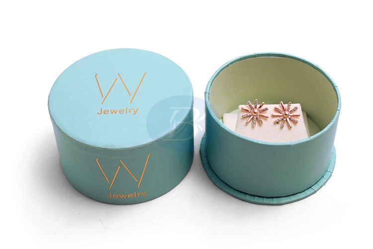 round green paper packing box round green paper packing box