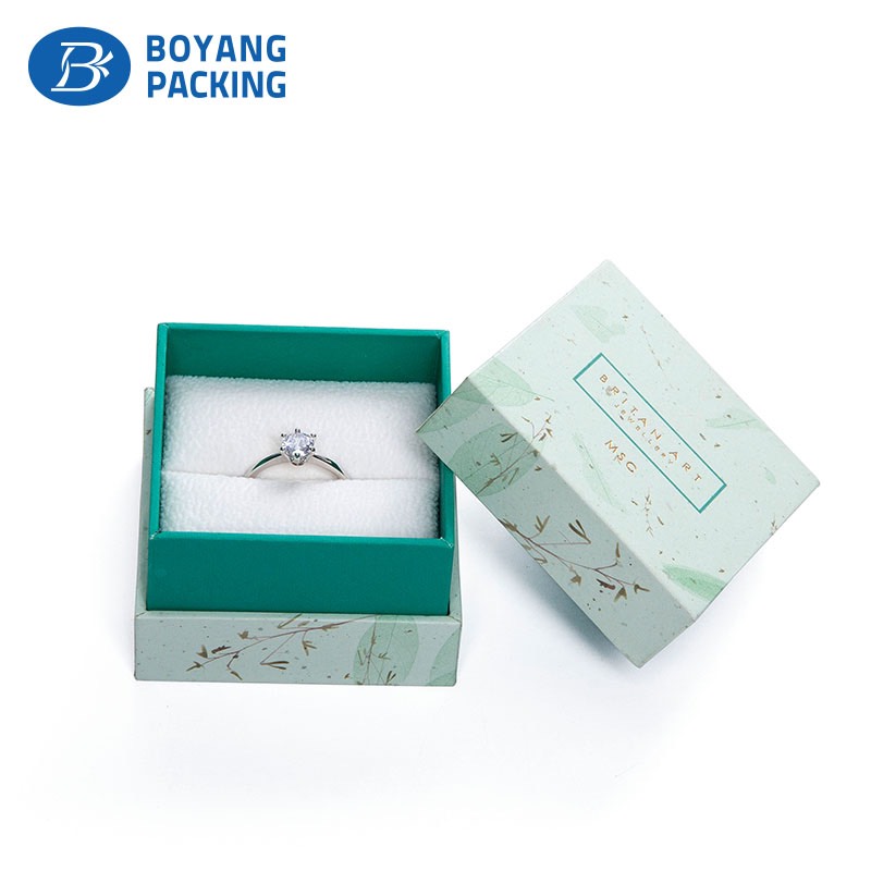 Custom and wholesale simple jewelry boxes