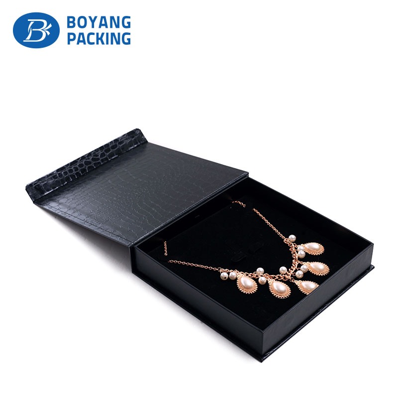 Logo custom high quality paper jewelry boxes