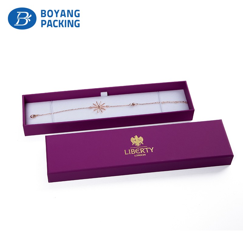 fuchsia traditional paper jewellery box