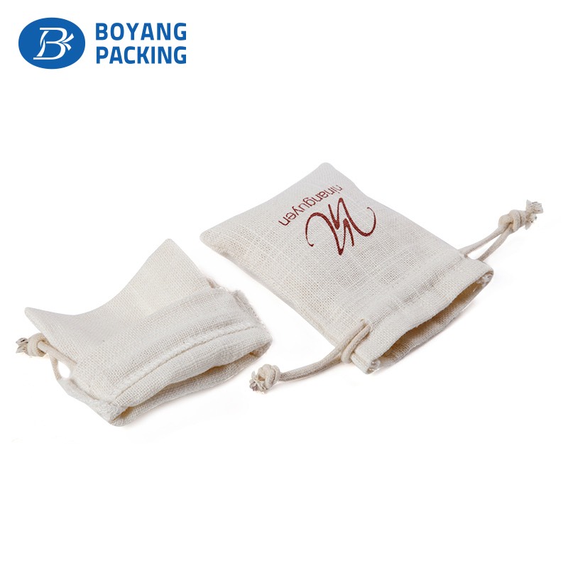 Custom linen pouches for cosmetics