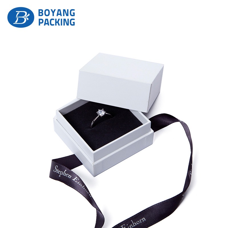 Wholesale customized high quality paper jewelry boxes