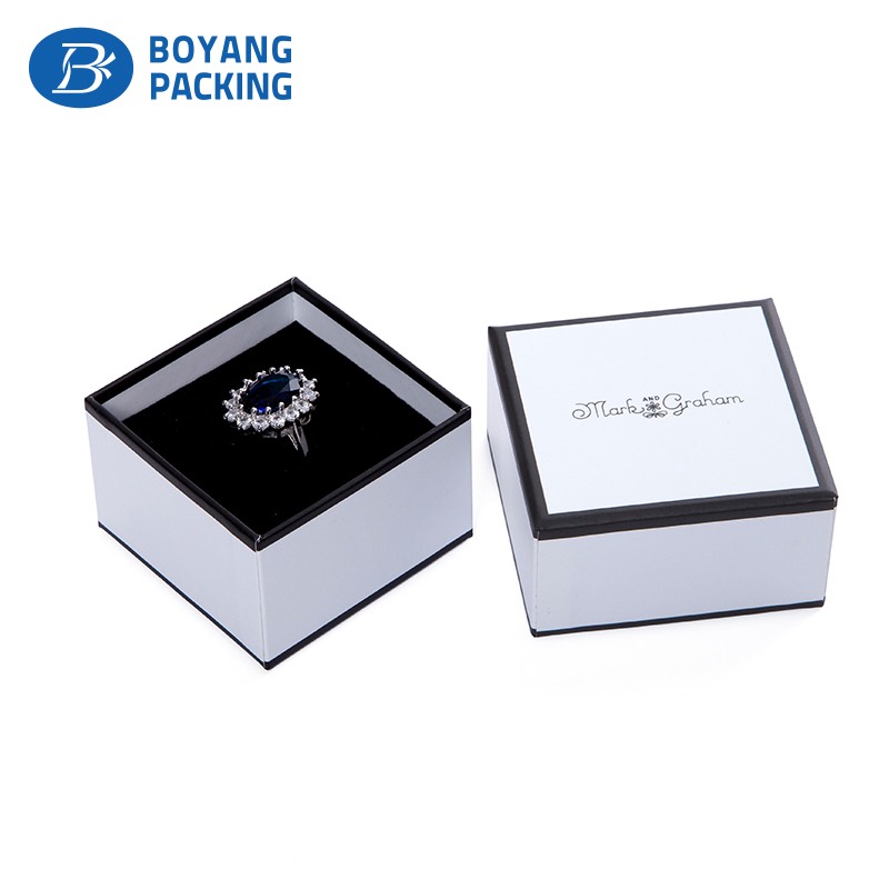 white standing jewelry box for gift