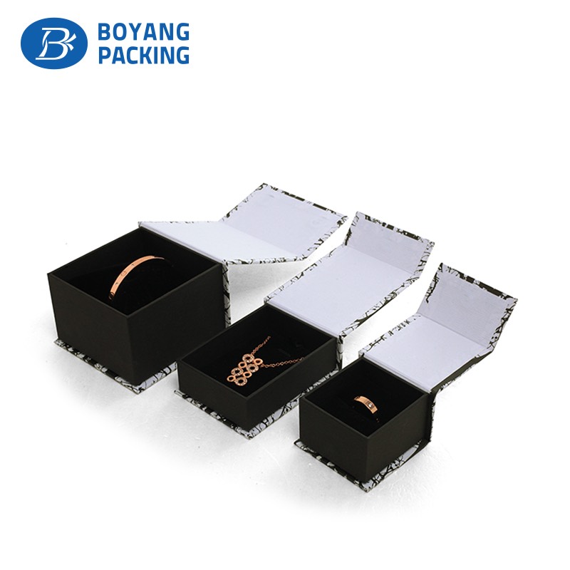 Foldable high quality jewelry box womens