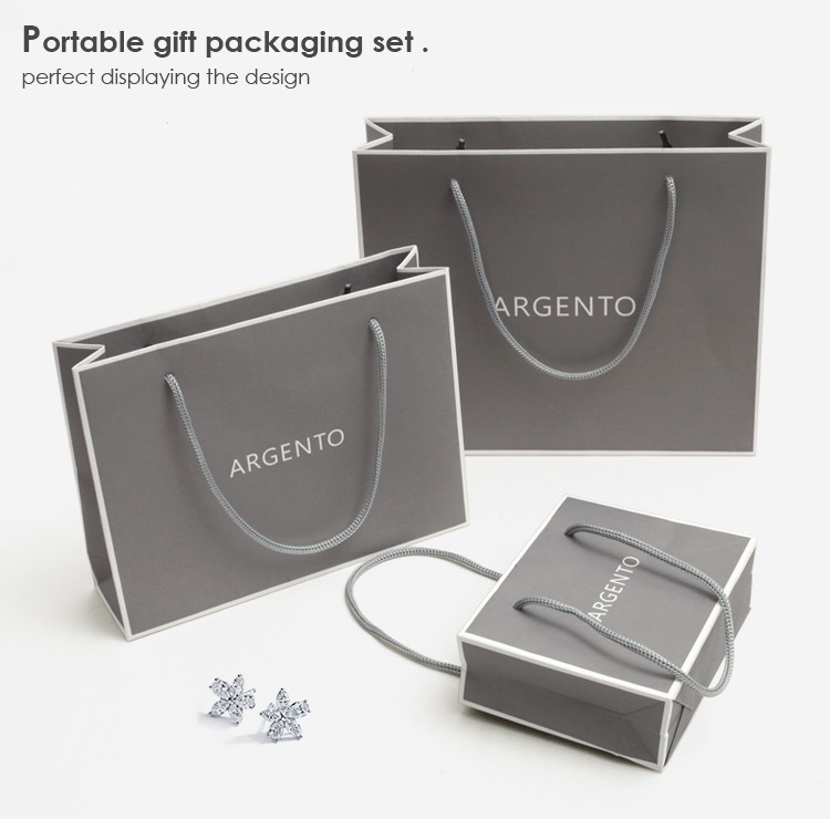 Perfect grey cardboard jewelry box Perfect grey cardboard jewelry box