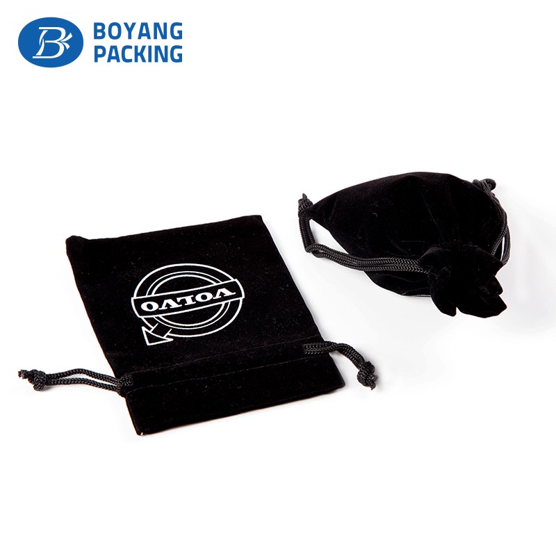 High quality velvet pouch with customizable Logo