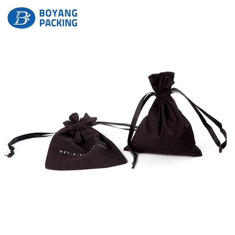 Professionally custom cotton jewelry pouch