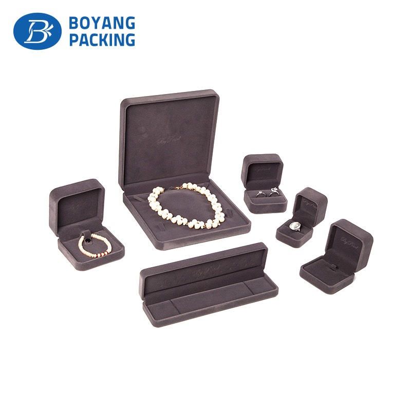 luxurious brown hinged jewelry gift boxes