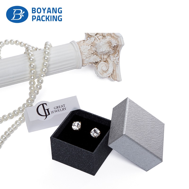 Custom reasonable price small paper jewelry boxes