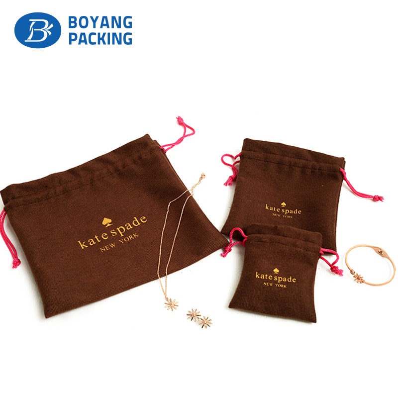Bewitching high quality cloth jewelry bags