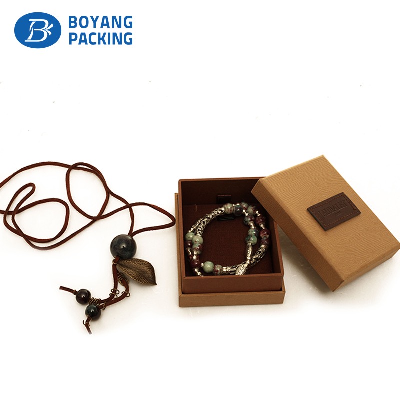 Custom concise and easy jewelry boxes for women factory
