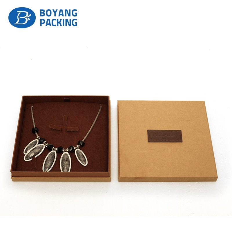 Custom concise and easy jewelry boxes for women factory