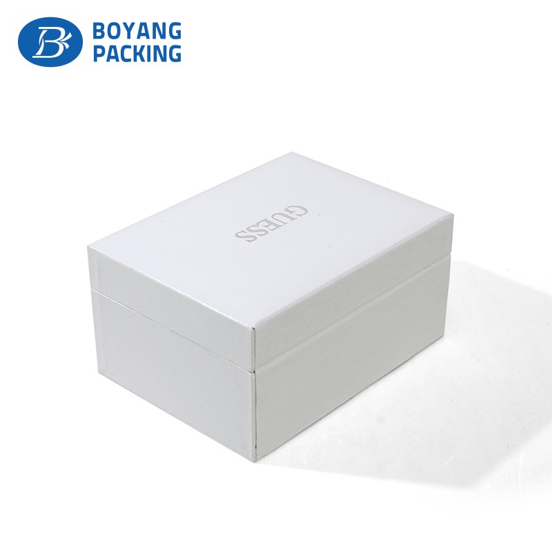 White high quality plastic watch gift box factory