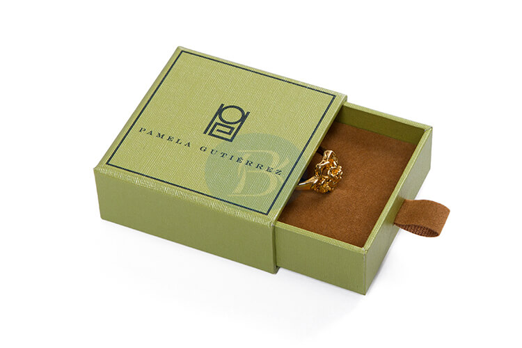 Customized paper jewellery box