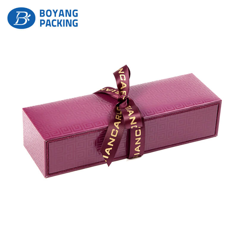 Customized jewelry drawer type paper box, jewelry box factory