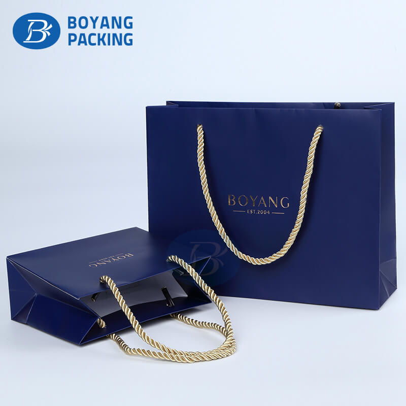 Custom paper shopping bag, paper bag supplier