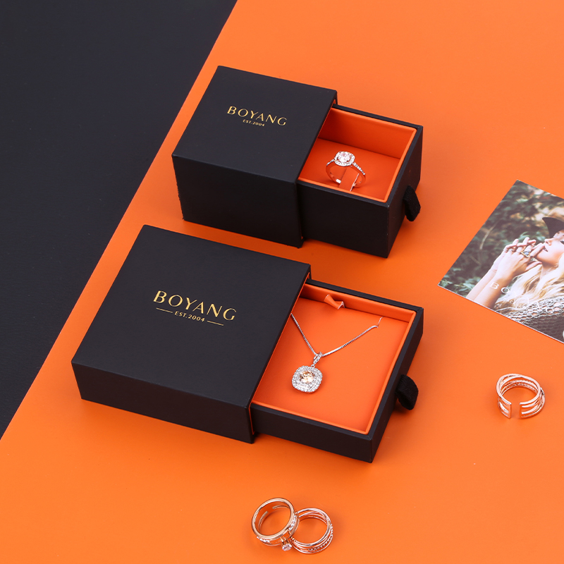 Custom logo Printed Paper Earring Bracelet Jewelry Box Jewelry Packaging Necklace Bracelet Box