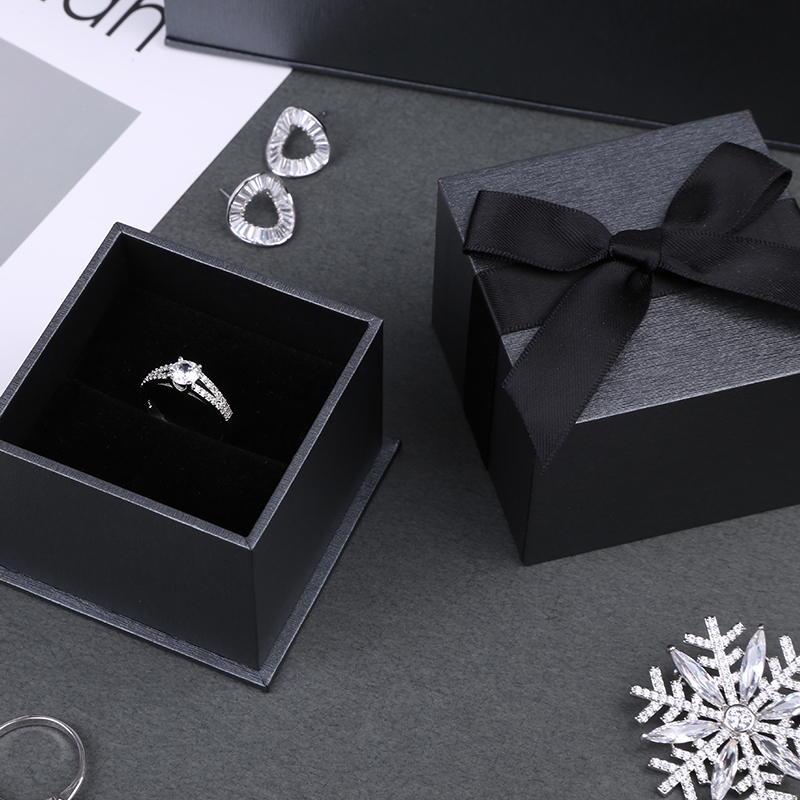 Customized Logo High Quality Fashion Pepper Jewellery Ring Box For Jewelry Gift Set