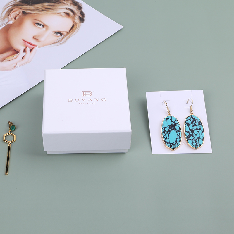 Custom logo Creative Jewelry Packaging Necklace Bracelet Paper Box