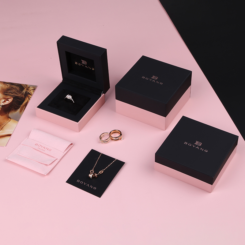 Factory Hot Sell Plastic Clamshell Jewelry Box Set, wholesale jewelry gift box
