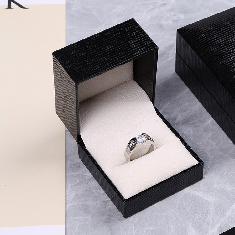 Factory Hot Sell Custom logo Luxury Printed Ring Box Jewelry Storage Packaging Necklace Ring Box