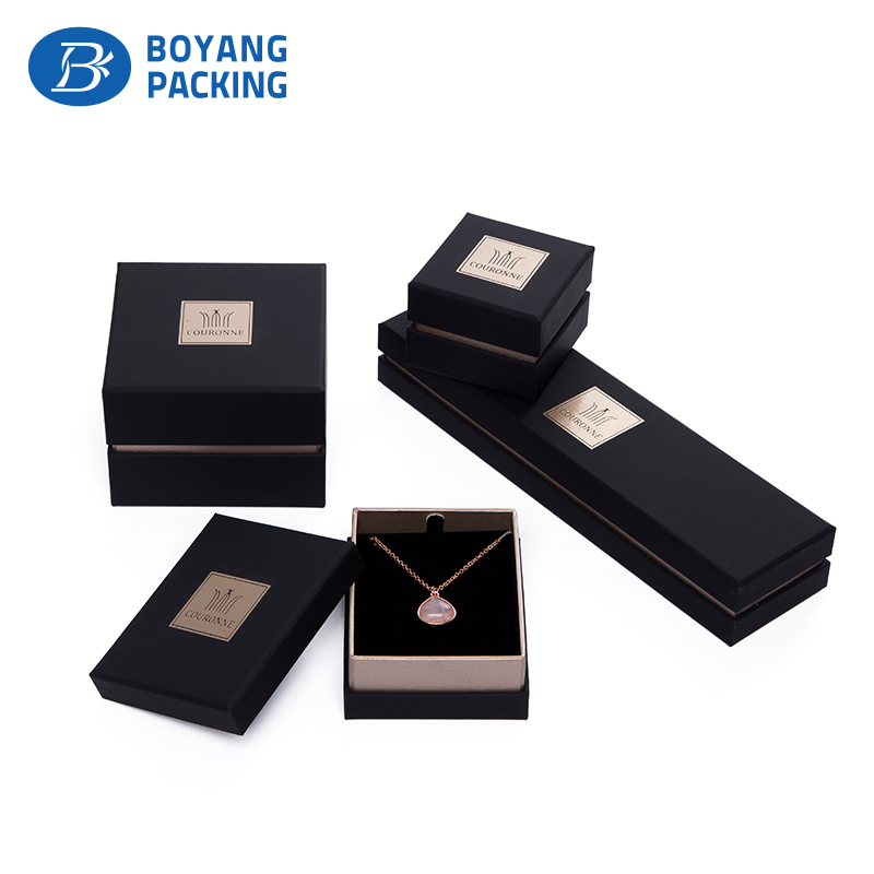 Jewelry box for necklace, necklace jewelry packaging box