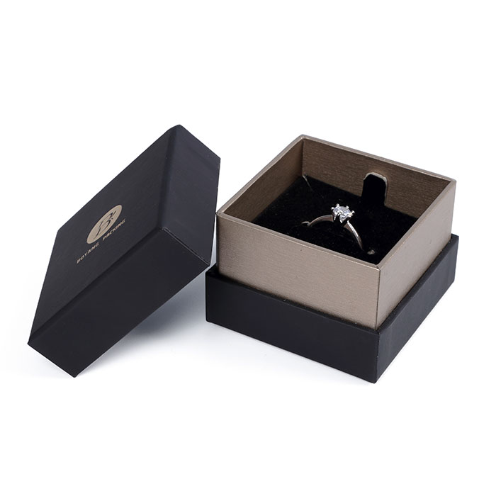 Custom black jewelry boxes wholesale necklace boxes