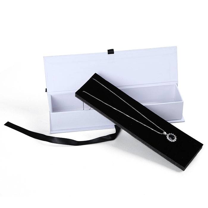 Porcelain necklace paper jewelry box wholesale jewelry box factory 