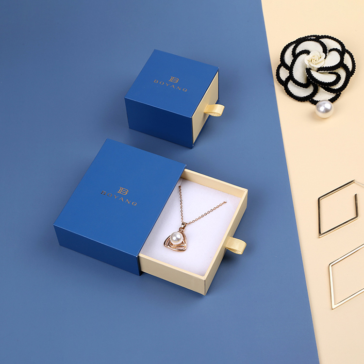 Best quality luxury sliding drawer custom small earring boxes