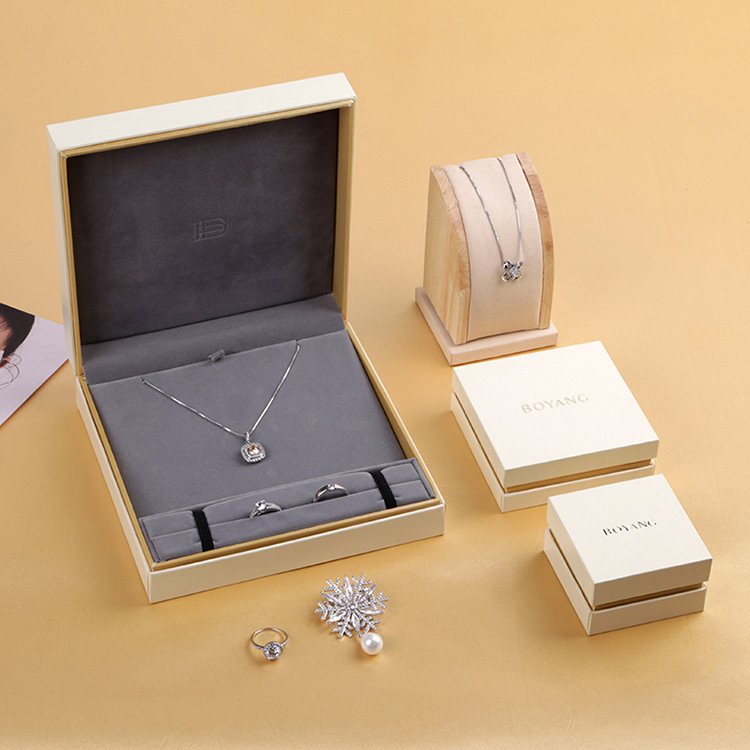 High-end luxury wooden double custom wedding ring engagement box for ceremony