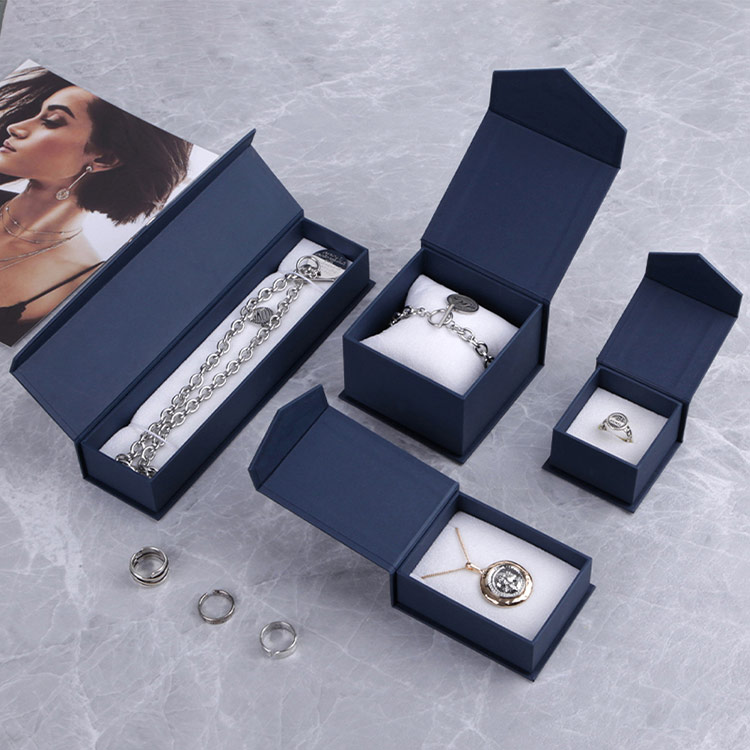 Pop book style luxury magnetic engagement wedding custom ring gift box