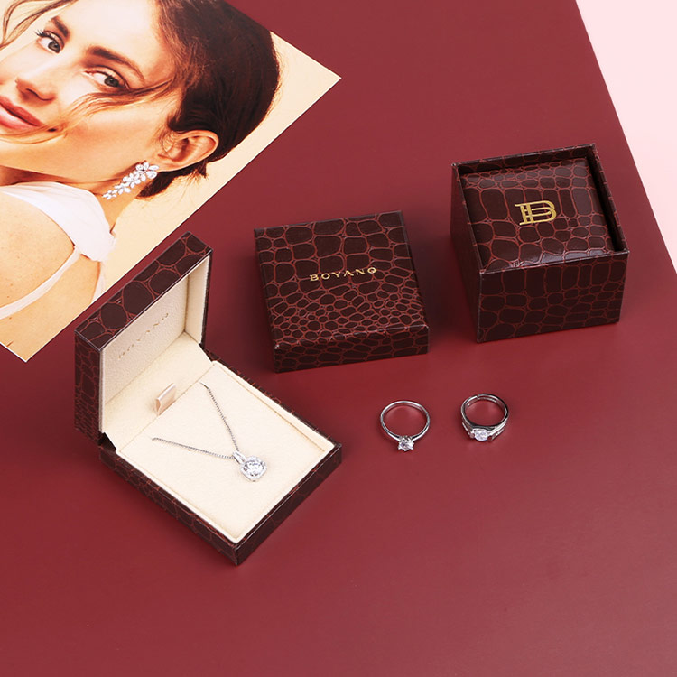 High-End elegant red custom small single bangle gift packaging box