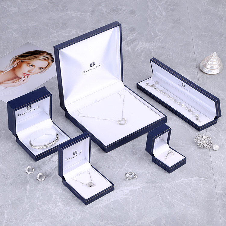 Valentine's gift blue large prayer pendant custom necklace gift box for her