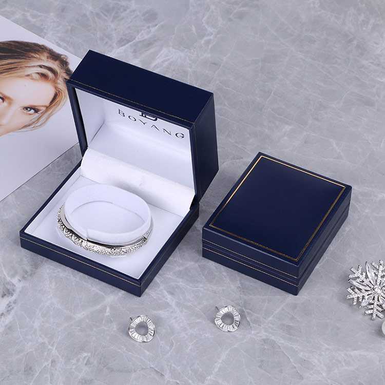 Valentine's gift blue large prayer pendant custom necklace gift box for her