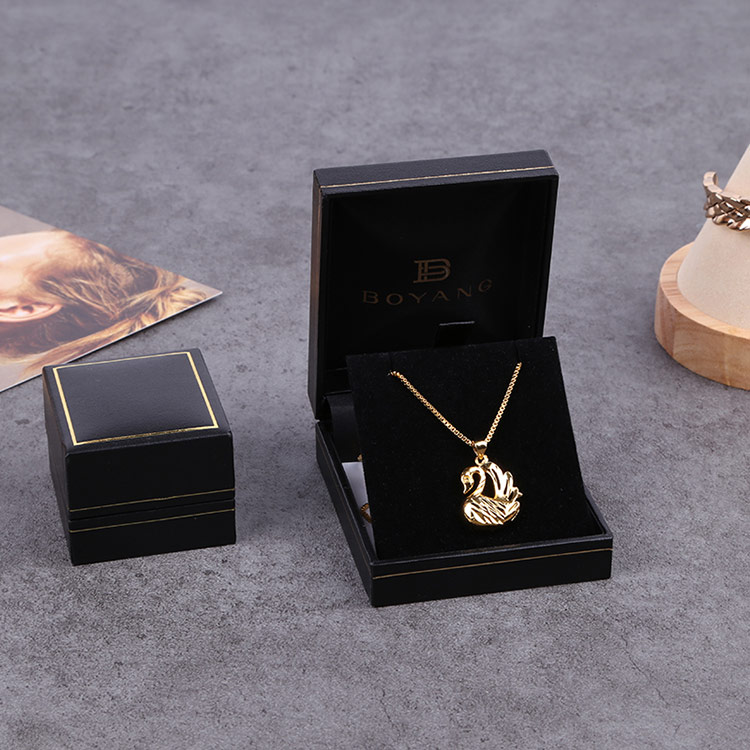 Custom logo wholesale black square gift bangles storage box